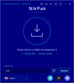 NikPak · Classic Blue (Norton style)